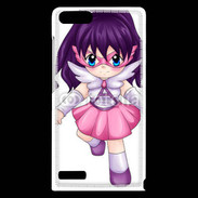 Coque Huawei Ascend G6 Chibi style illustration of a super-heroine 25