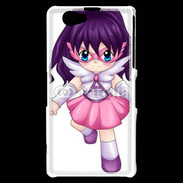 Coque Sony Xperia Z1 Compact Chibi style illustration of a super-heroine 25