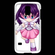 Coque Samsung Galaxy S5 Mini Chibi style illustration of a super-heroine 25