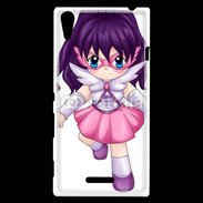 Coque Sony Xperia T3 Chibi style illustration of a super-heroine 25