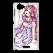 Coque Sony Xperia L Manga style illustration of zodiac 25