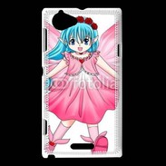 Coque Sony Xperia L Cartoon illustration of a pixie