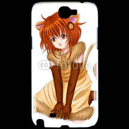 Coque Samsung Galaxy Note 2 Manga style illustration of zodiac 27