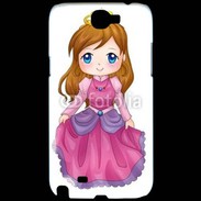 Coque Samsung Galaxy Note 2 Cute cartoon illustration of a queen