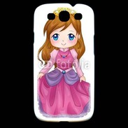 Coque Samsung Galaxy S3 Cute cartoon illustration of a queen