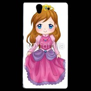 Coque Sony Xperia Z Cute cartoon illustration of a queen