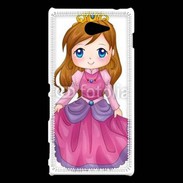 Coque Sony Xperia M2 Cute cartoon illustration of a queen