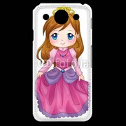 Coque LG G Pro Cute cartoon illustration of a queen