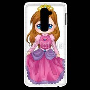 Coque LG G2 Cute cartoon illustration of a queen