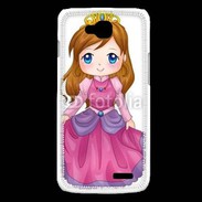 Coque LG L90 Cute cartoon illustration of a queen