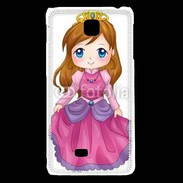 Coque LG F5 Cute cartoon illustration of a queen
