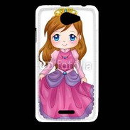 Coque HTC Desire 516 Cute cartoon illustration of a queen