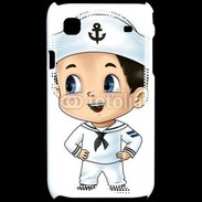 Coque Samsung Galaxy S Cute cartoon illustration of a sailor