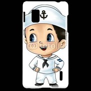 Coque LG Optimus G Cute cartoon illustration of a sailor