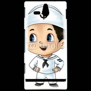 Coque Sony Xperia U Cute cartoon illustration of a sailor