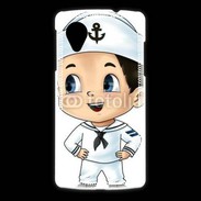 Coque LG Nexus 5 Cute cartoon illustration of a sailor