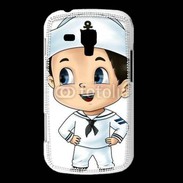 Coque Samsung Galaxy Trend Cute cartoon illustration of a sailor