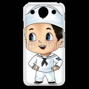 Coque LG G Pro Cute cartoon illustration of a sailor