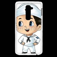 Coque LG G2 Cute cartoon illustration of a sailor