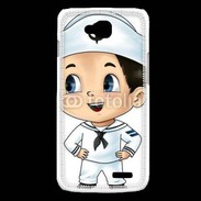 Coque LG L90 Cute cartoon illustration of a sailor