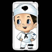 Coque LG L70 Cute cartoon illustration of a sailor