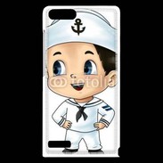 Coque Huawei Ascend G6 Cute cartoon illustration of a sailor