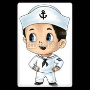 Etui carte bancaire Cute cartoon illustration of a sailor