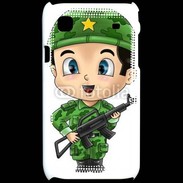 Coque Samsung Galaxy S Cute cartoon illustration of a soldier