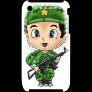 Coque iPhone 3G / 3GS Cute cartoon illustration of a soldier