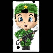 Coque Nokia Lumia 720 Cute cartoon illustration of a soldier