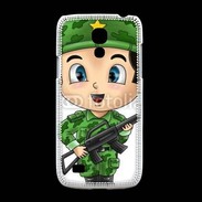 Coque Samsung Galaxy S4mini Cute cartoon illustration of a soldier