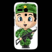 Coque Motorola G Cute cartoon illustration of a soldier