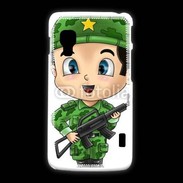 Coque LG L5 2 Cute cartoon illustration of a soldier