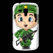 Coque Samsung Galaxy Trend Cute cartoon illustration of a soldier