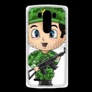 Coque LG G3 Cute cartoon illustration of a soldier