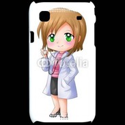 Coque Samsung Galaxy S Cute cartoon illustration of a waiter