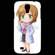 Coque Samsung Galaxy S4 Cute cartoon illustration of a waiter