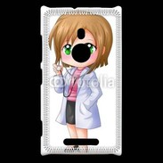 Coque Nokia Lumia 925 Cute cartoon illustration of a waiter