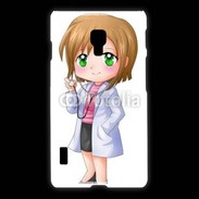 Coque LG L7 2 Cute cartoon illustration of a waiter