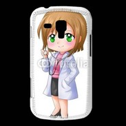 Coque Samsung Galaxy Trend Cute cartoon illustration of a waiter