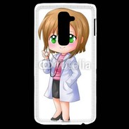 Coque LG G2 Cute cartoon illustration of a waiter