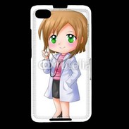 Coque Blackberry Z30 Cute cartoon illustration of a waiter