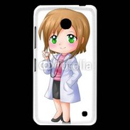 Coque Nokia Lumia 630 Cute cartoon illustration of a waiter