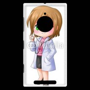 Coque Nokia Lumia 830 Cute cartoon illustration of a waiter