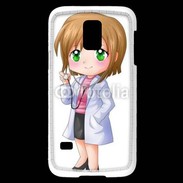 Coque Samsung Galaxy S5 Mini Cute cartoon illustration of a waiter