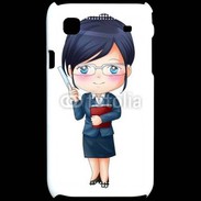 Coque Samsung Galaxy S Cute cartoon illustration of a teacher