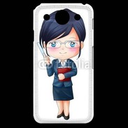 Coque LG G Pro Cute cartoon illustration of a teacher