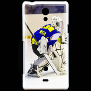 Coque Sony Xperia T Gardien de Hockey sur glace