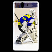 Coque Sony Xperia Z Gardien de Hockey sur glace