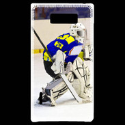 Coque LG Optimus L7 Gardien de Hockey sur glace